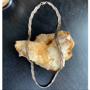 Sterling Silver Italian Made Braided Necklace